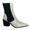 Shoes * | Cheap Shushop Company Zsa Zsa Studded Bootie White