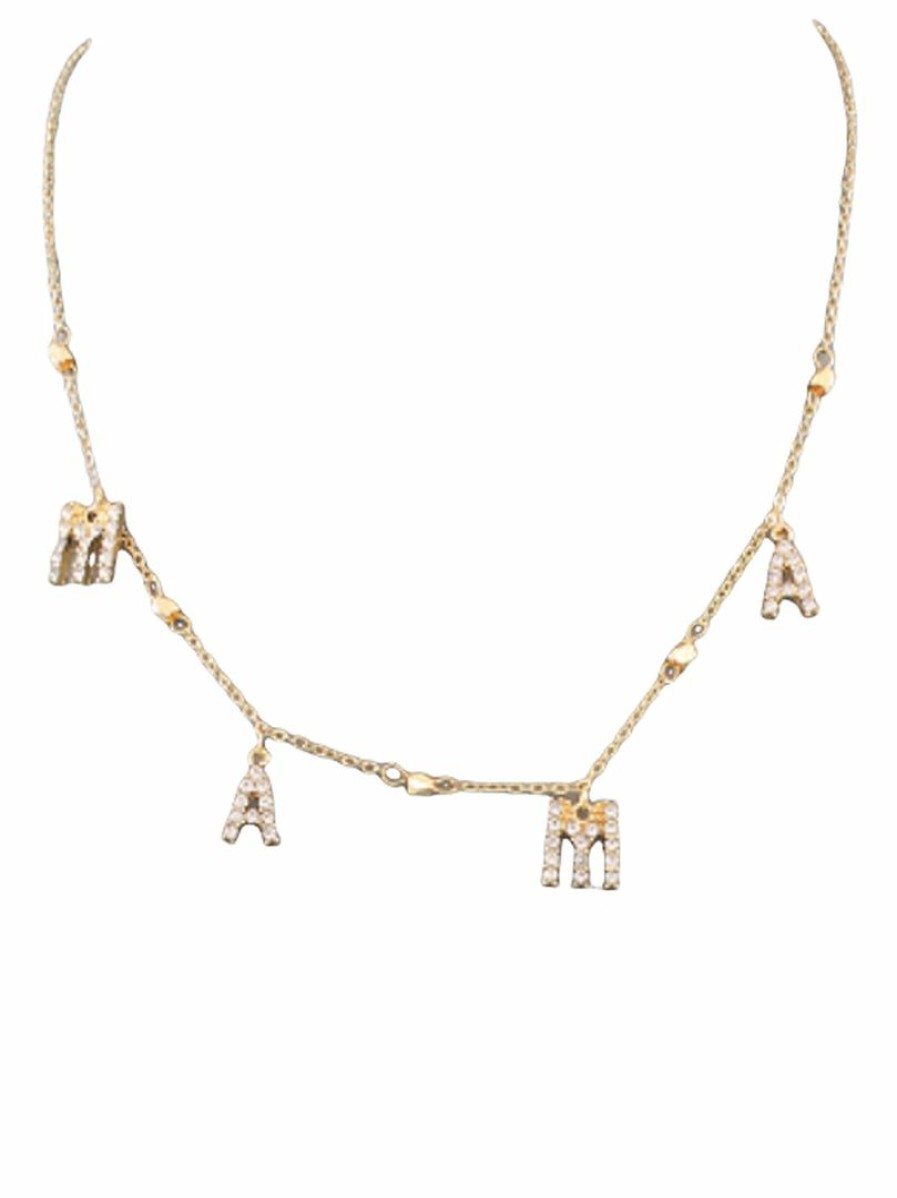 Gameday * | Coupon Jewelry Dangle Mama Necklace