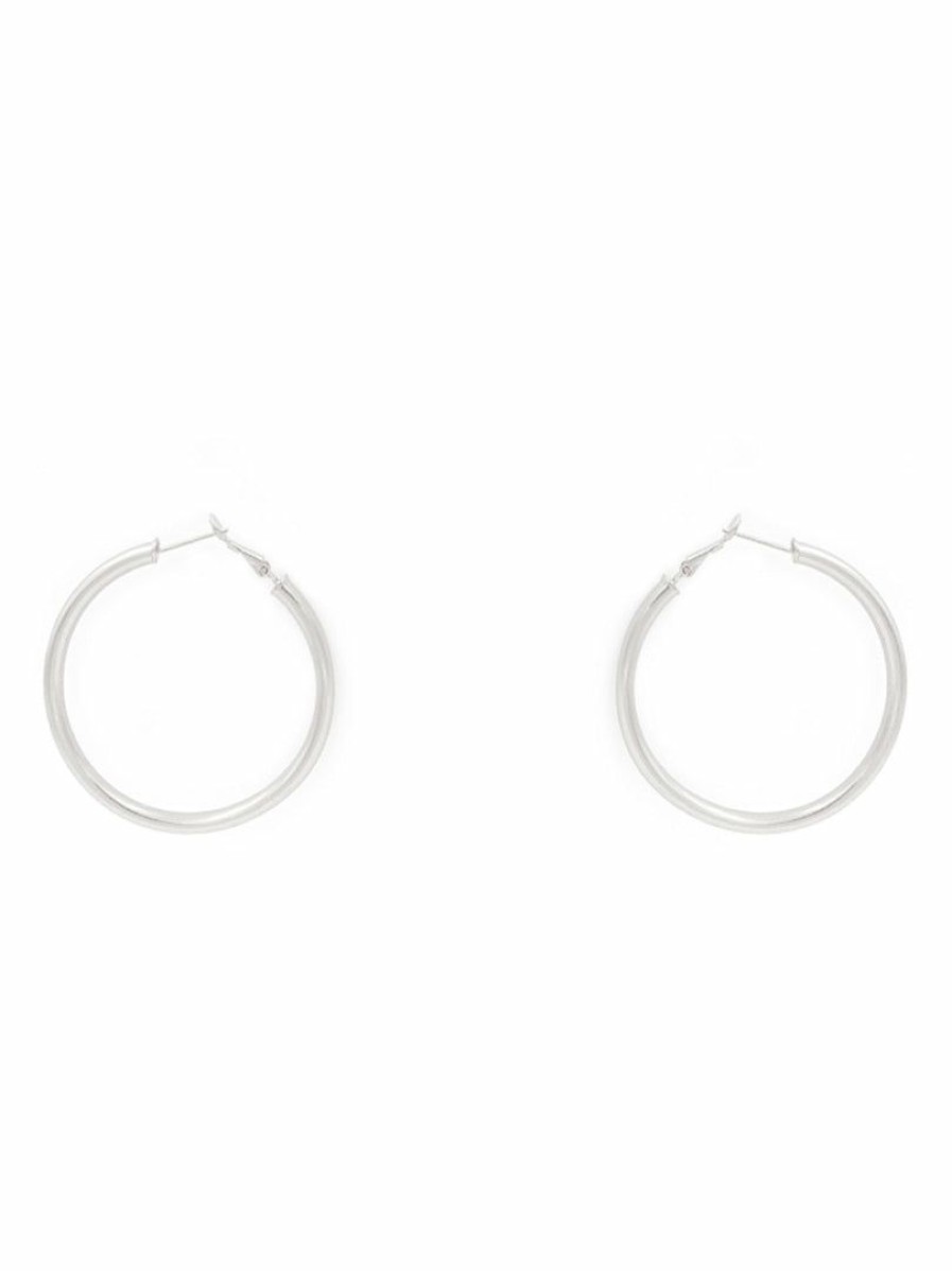 Gameday * | Discount Rnk 1.5 Inch Hollow Hoop Earrings