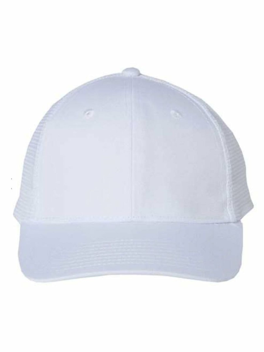 Gameday * | Cheapest S&S Accessories White Mesh Trucker Hat