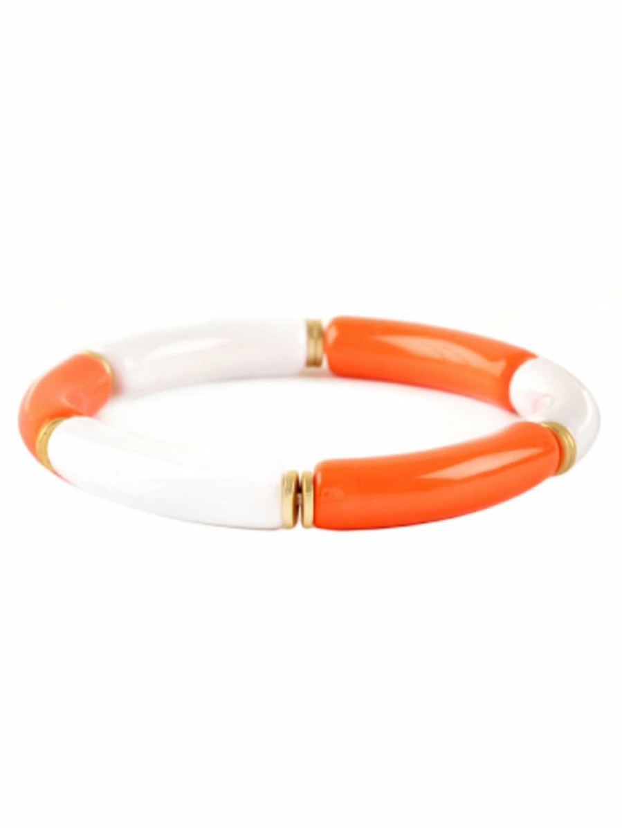 Gameday * | Best Pirce Golden Stella Jewelry Gameday Color Tube Bracelet