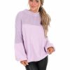 Clothing * | Best Deal Miracle Don'T You Worry Contrast Sweater Tops