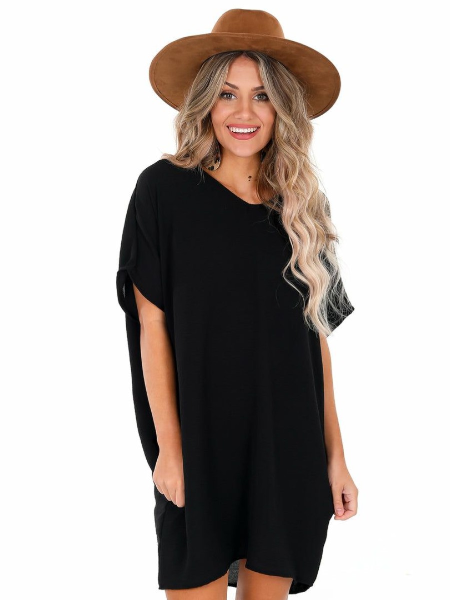 Clothing * | Best Pirce Apparel Found Love Dolman Sleeve Dress