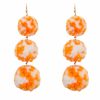 Gameday * | Hot Sale Treasure Import Small School Color Pom Pom Earrings