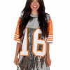 Gameday * | Best Pirce Josie'S Boutique Graphic Tees Sequin Jersey Dress Silver