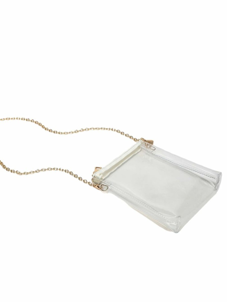 Gameday * | Flash Sale Josie'S Boutique Clear Mobile Phone Handbag Accessories