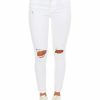 Clothing * | Hot Sale Cello Do Your Thing High Rise Skinny Jeans White