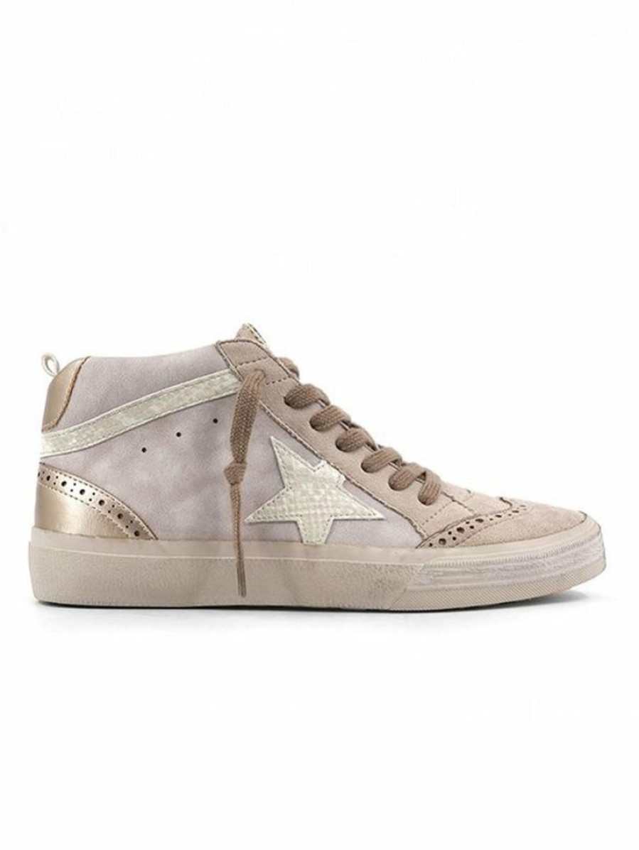 Shoes * | Best Sale Shushop Company Serena High Top Sneaker Sneakers Light Grey