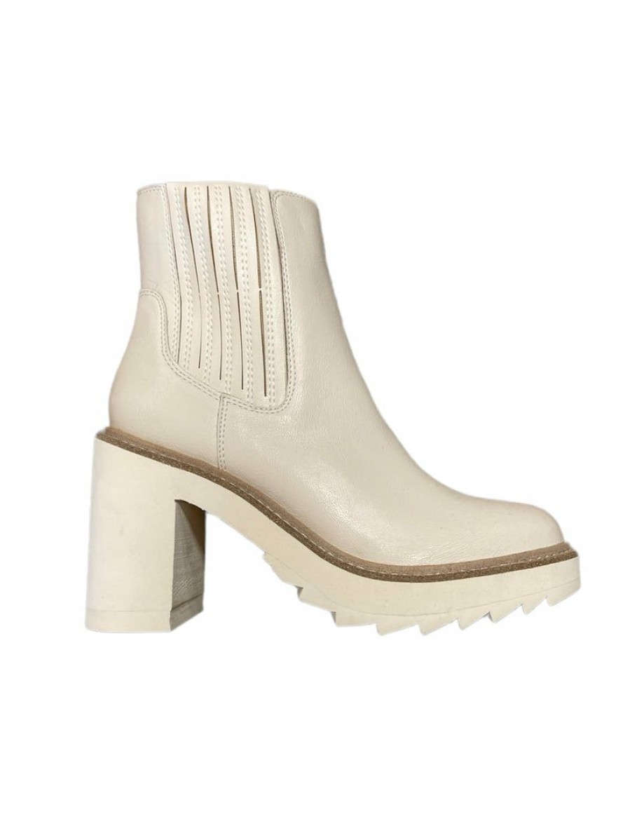 Shoes * | Best Deal Miim Jessica Bootie Ivory