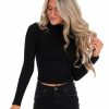 Clothing * | Wholesale Dynamic Make Nice High Neck Top