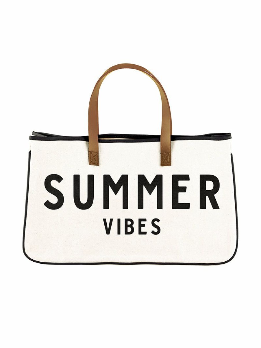 Gameday * | Buy Accessories Summer Vibes Canvas Tote Bags