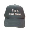 Gameday * | Best Deal Accessories I'M A Cool Mom Blue Trucker Hat Hats