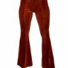 Clothing * | Hot Sale Easel Spirit In The Sky Velour Bell Bottom Pants