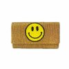 Gameday * | Discount Accessories Bags Smiley Seedbead Clutch Bag