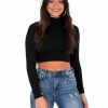 Clothing * | Discount Dynamic Getting Into Highneck Top Tops