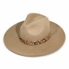 Gameday * | Flash Sale Accessories Wanderlust Khaki Snake Trim Hat Hats