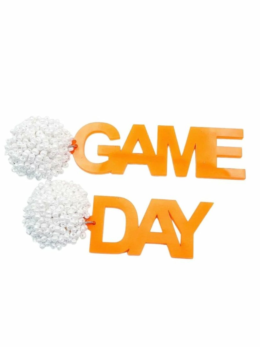 Gameday * | Budget Treasure Jewels Game Day Acrylic Earrings