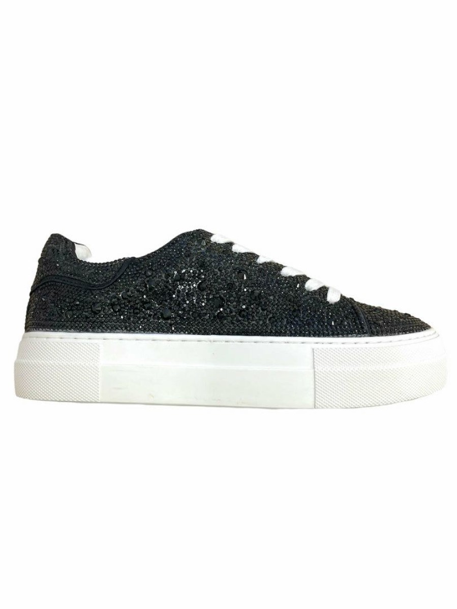 Shoes * | Best Sale Matisse Julia Rhinestone Sneakers Black