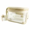 Gameday * | Hot Sale Capri Designs Clear Gold Belt Bag