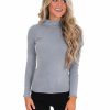 Clothing * | Best Reviews Of Free People The Rickie Top Tops Grey Haze