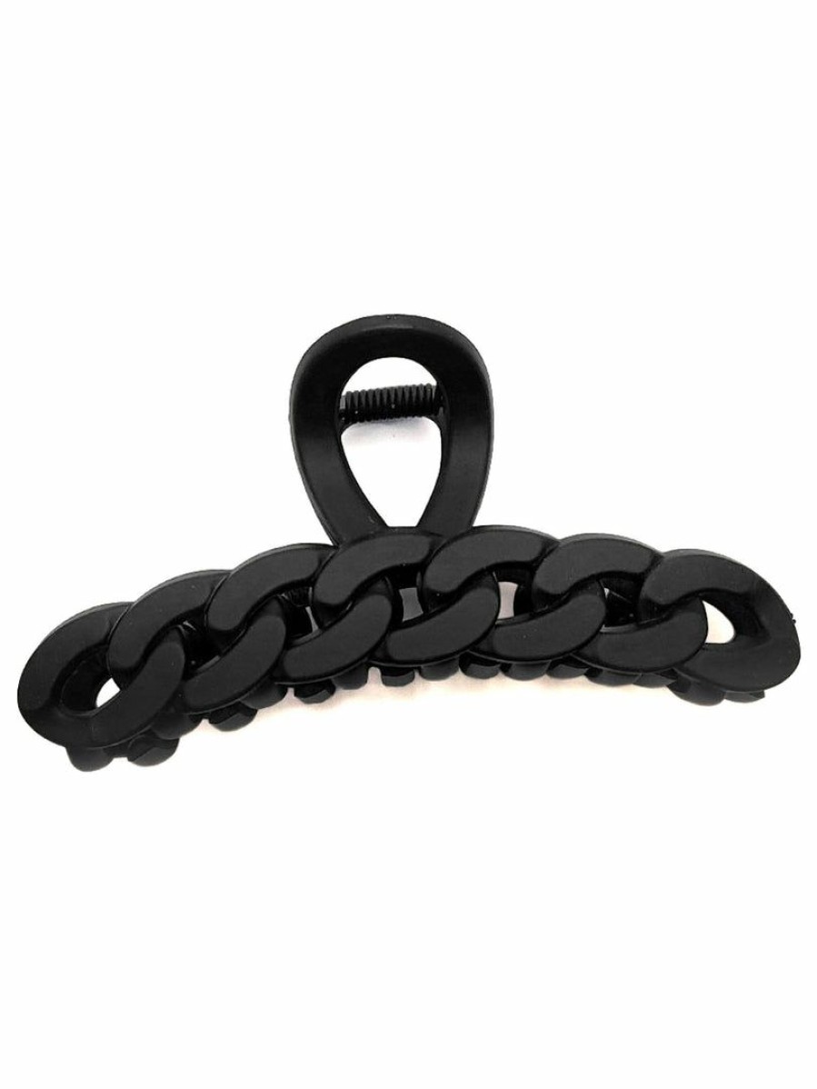 Gameday * | Hot Sale Accessories Chainlink Detail Claw Clip Hair Accessories