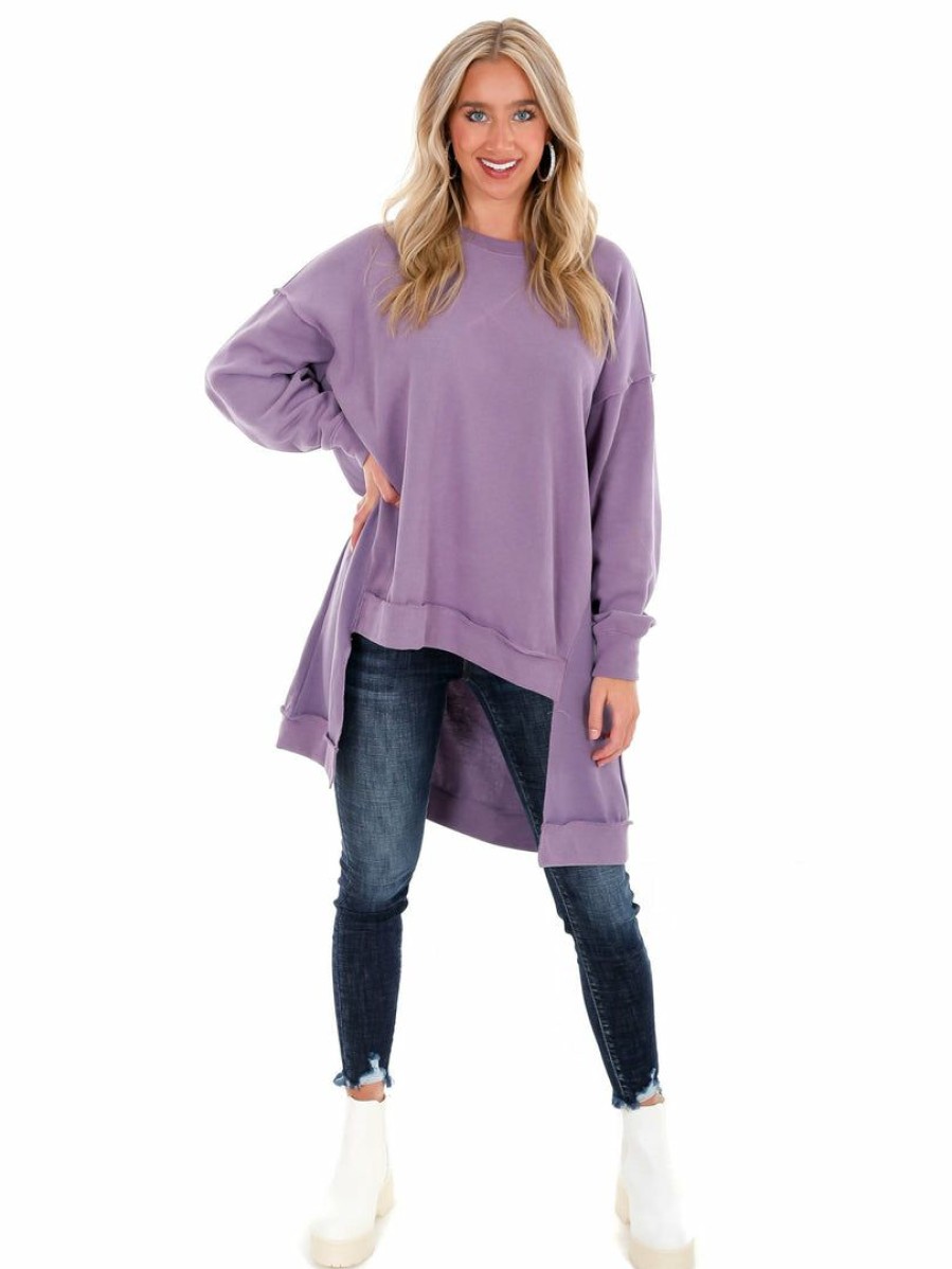 Clothing * | Brand New Fantastic Fawn What A Dream Oversized Sweatshirt Tops