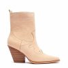 Shoes * | Outlet East Lion Corp Booties Romi Western Ankle Bootie Toast