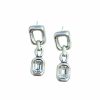 Gameday * | Discount Avance Alpha Signature Silver Earrings