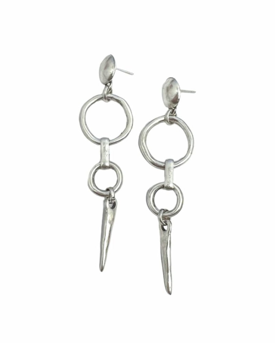 Gameday * | Best Deal Avance Sun Silver Earrings