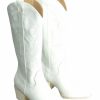 Gameday * | Top 10 Miim Footwear Glitters High White Western Boot