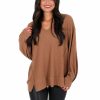 Clothing * | Coupon Jodifl Tops While I Can Waffle Knit Top