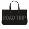 Gameday * | Budget Accessories Road Trip Black Canvas Tote Bags