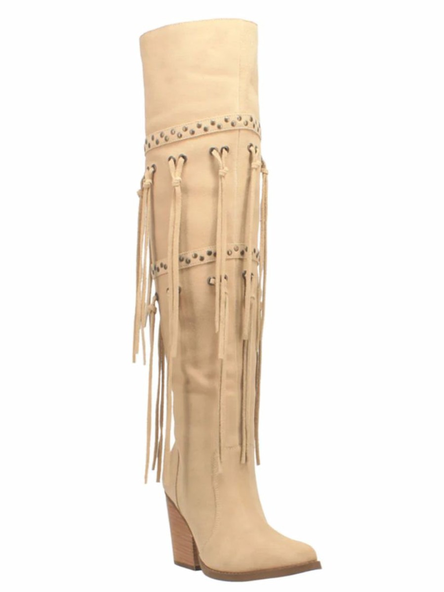 Shoes * | Best Deal Dan Post Boot Co. #Witchy Woman Leather Boot Sand