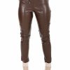 Clothing * | Best Deal Love Tree Through The World Leather Pants Dark Brown