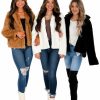 Clothing * | Discount Love Tree Outerwear Faux Fur Jacket