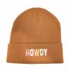 Gameday * | Coupon Jadelynn Brooke Howdy Brown Beanie