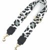 Gameday * | Best Deal Bc Handbags Silver Leopard Strap