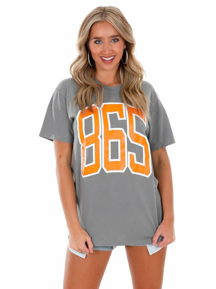 Gameday * | Best Deal Josie'S Boutique 865 Tennessee Tee Gameday Grey