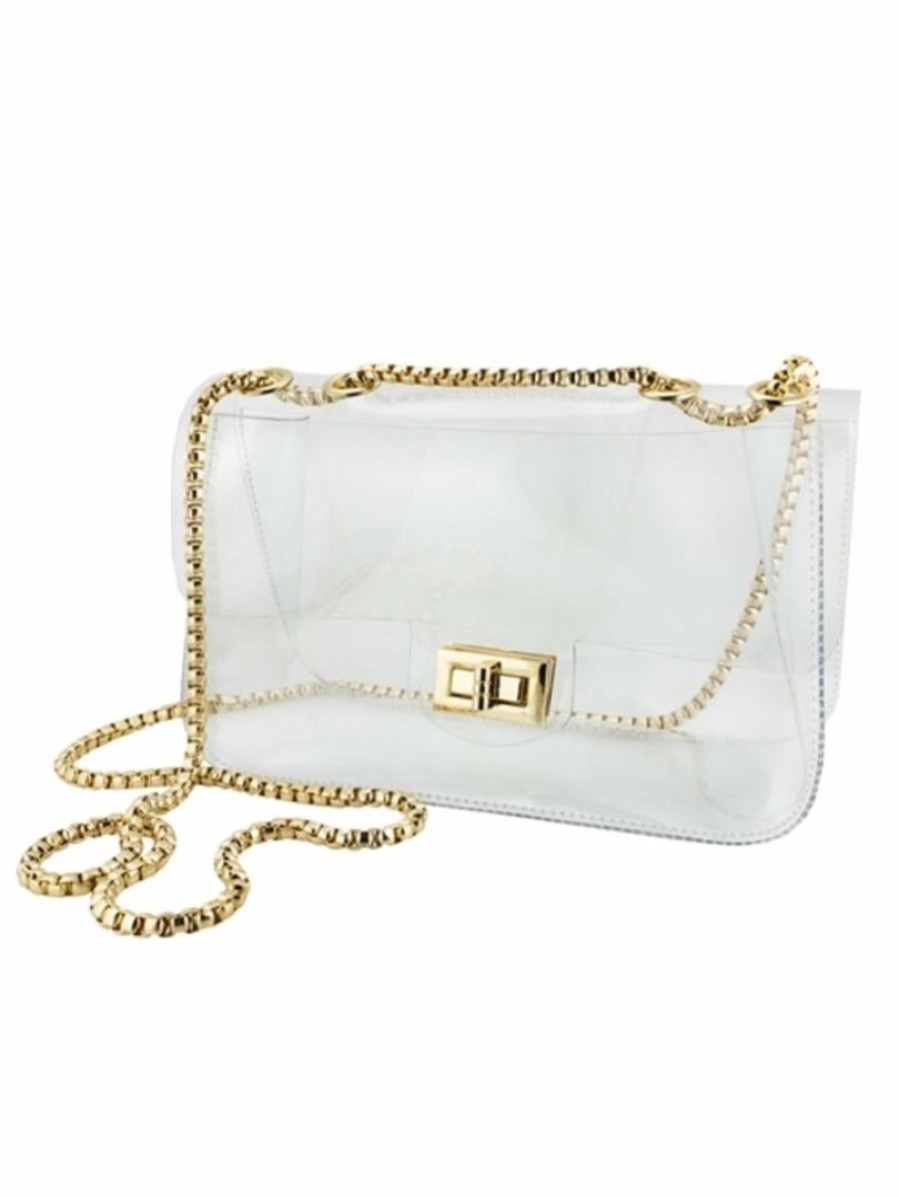 Gameday * | Best Pirce Capri Designs Clear Convertible Crossbody Accessories