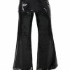 Clothing * | Brand New Main Strip Still Shining Sequin Wide Leg Pants Black