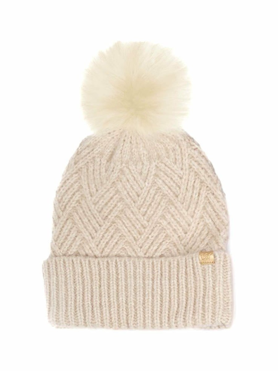 Gameday * | Brand New David And Young Hats Chevron Knit Beanie