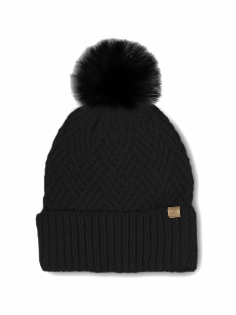 Gameday * | Brand New David And Young Hats Chevron Knit Beanie