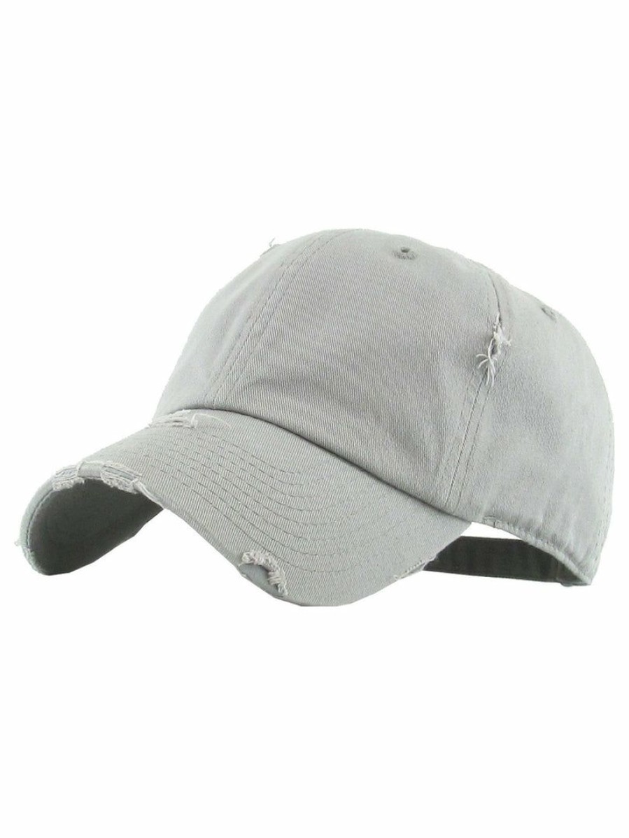 Gameday * | Cheap S And N Vintage Light Grey Baseball Hat Accessories