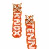 Gameday * | Hot Sale Josie'S Boutique Jewelry Beaded Knox Tenn Earrings