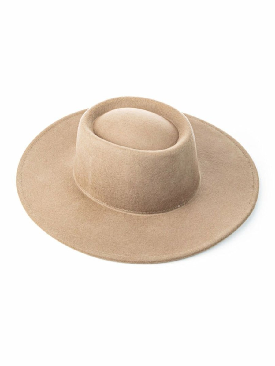 Gameday * | Buy Accessories Step By Step Khaki Wool Hat