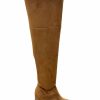 Shoes * | Flash Sale Let'S See Style Iris Knee High Boots Tan