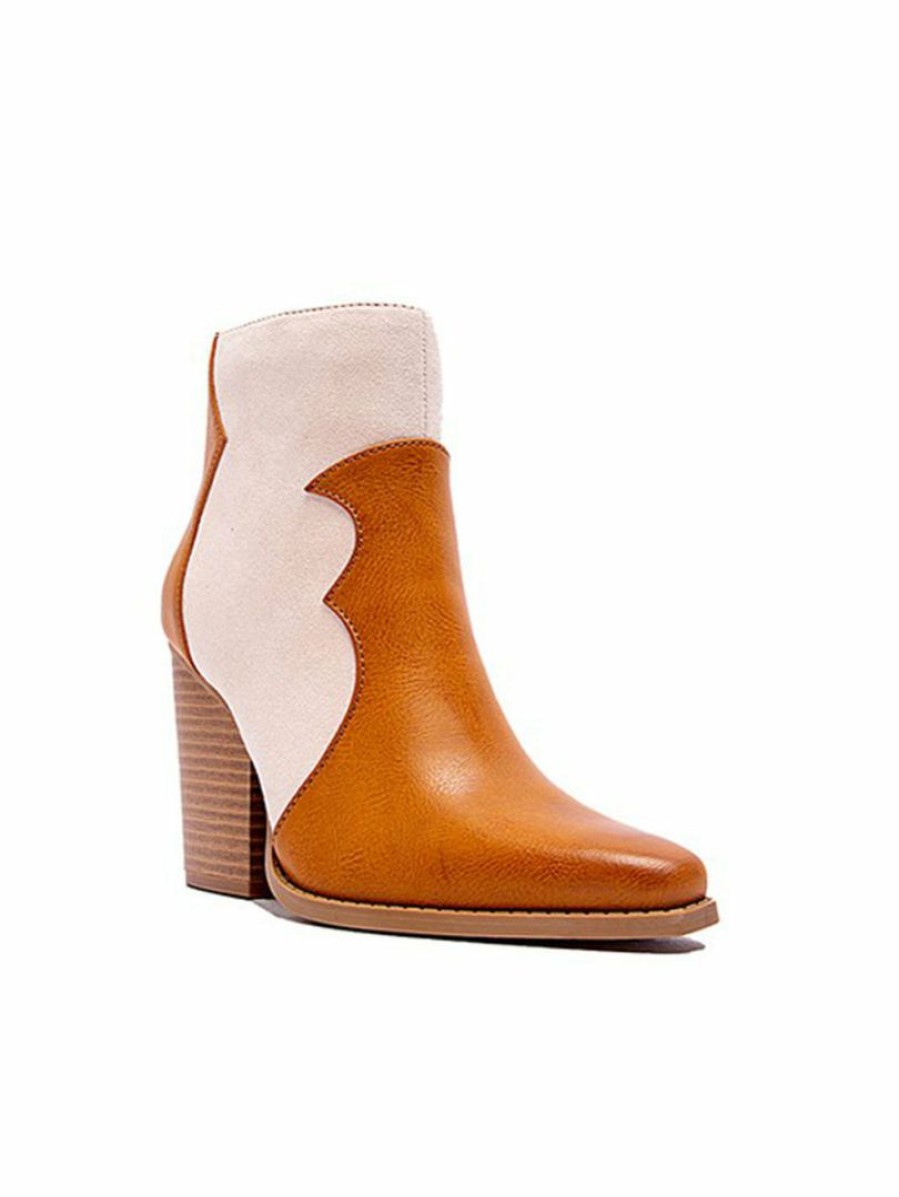 Shoes * | Coupon East Lion Corp Booties Ramble On Ankle Bootie Camel