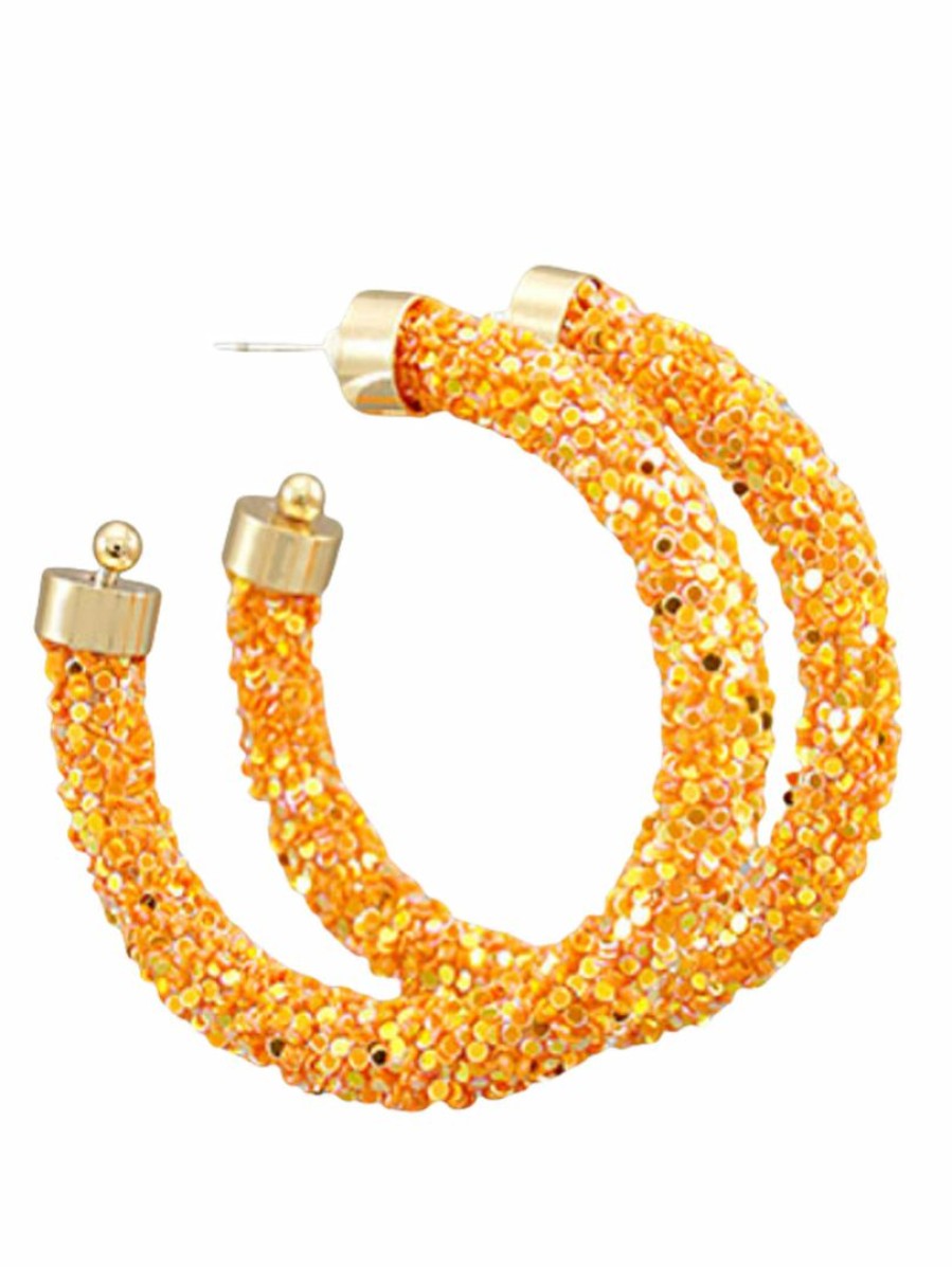 Gameday * | Top 10 Jewelry Sparkling Tube Hoops