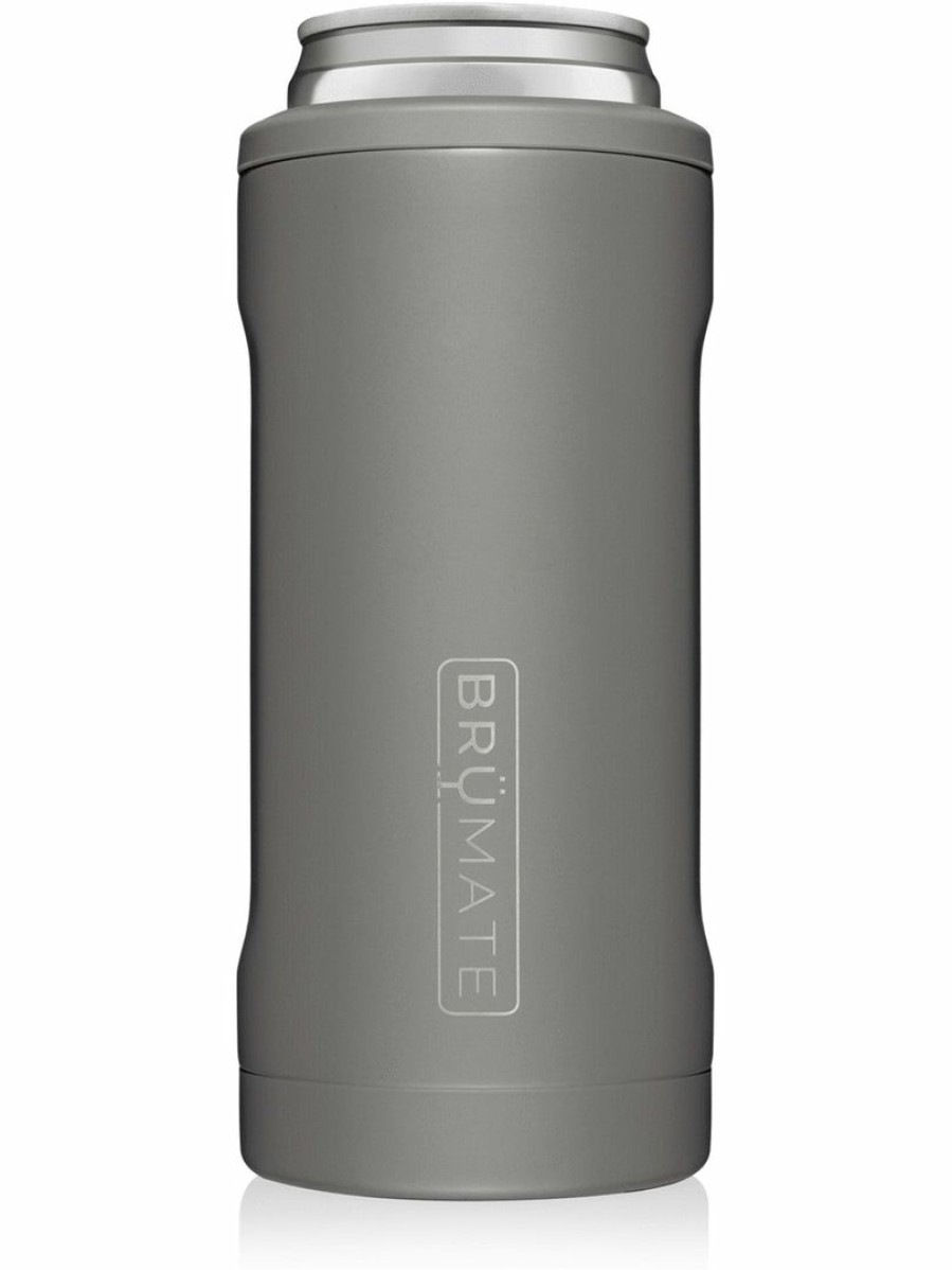 Gameday * | Best Pirce Accessories Brumate Matte Gray Hopsulator Slim