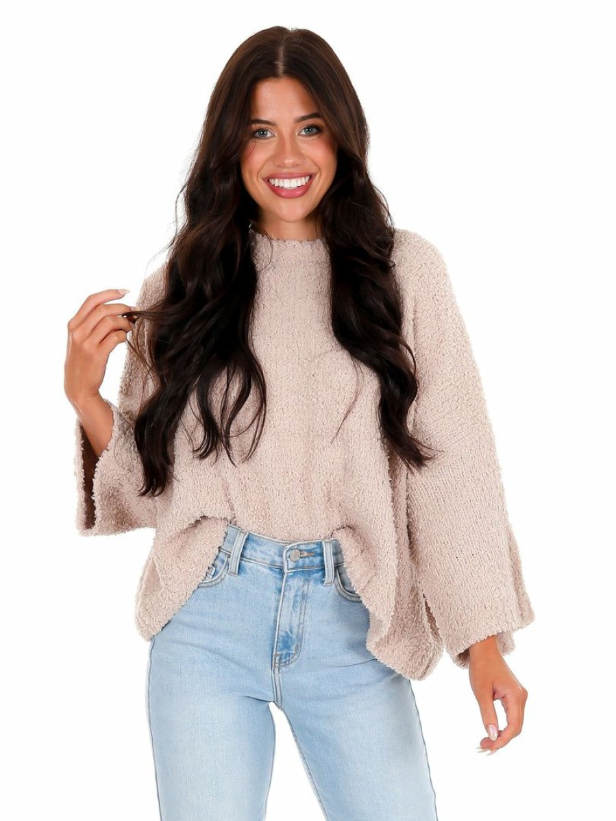 Clothing * | Cheap She + Sky Only The Lonely Soft Sweater